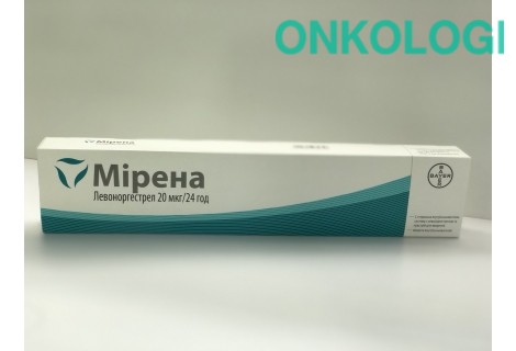 Мирена внутримат. сист. 20 мкг/24 часа, с устр. д/введ. 